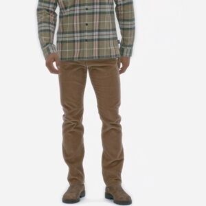 Patagonia Kalorama Corduroy Pants Khaki NWT Size 38 x 32